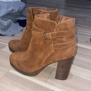 Brown Heel Booties